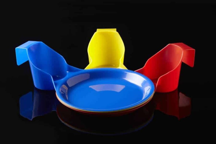 Tailgating Drink & Plates - Summer Colors, 6 Pack