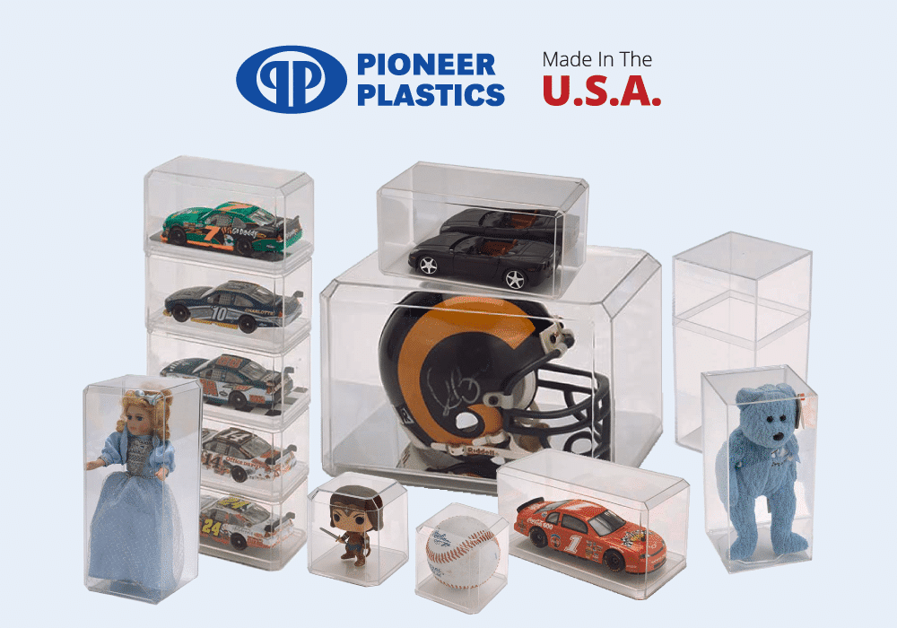 Display cases for collectibles