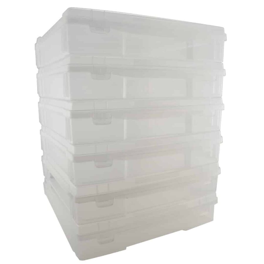 scrapbook storage case 6 pack