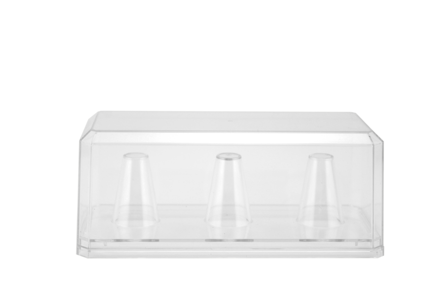 Three Ring Display Case with Clear Base - 143C3RING-BC - Image 2